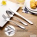 Kitchen Cutlery Set Excgood Stainless Steel Flatware Sets Anti-rust Family Silverware Sets Dinnerware Utensil Set 20 Piece Mirror Polished Tableware for 4 Restaurant and Hotel Quality - B075L6756H